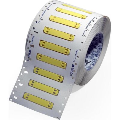 Brady, Etikettenrolle, HCM-60x10-7643-YL, Heatex Schilder, Gelb, 60 x 10 mm, 76er Kern (1000 St.) (110 mm) Brady, Etikettenrolle, HCM-60x10-7643-YL, Heatex Schilder, Gelb, 60 x 10 mm, 76er Kern (1000 St.) (110 mm)