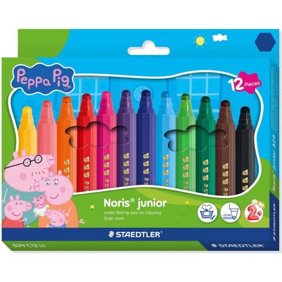 Staedtler Malstifte, Peppa Pig Kinderfasermaler (12x) Staedtler Malstifte, Peppa Pig Kinderfasermaler (12x)
