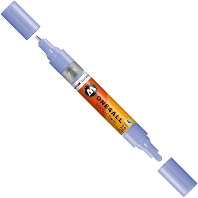 Molotow, Marker, Marqueur pour Maquettes - One4All Twin - Acrylique Bleu Violette Pastel - 1,5/4mm - -209 - 15 cm (1x) Molotow, Marker, Marqueur pour Maquettes - One4All Twin - Acrylique Bleu Violette Pastel - 1,5/4mm - -209 - 15 cm (1x)