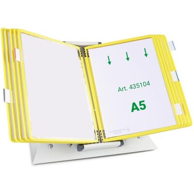 Tarifold, Informationsschild, Sichttafelsystem 435104 DIN A5 gelb mit 10 St. Sichttafeln Tarifold, Informationsschild, Sichttafelsystem 435104 DIN A5 gelb mit 10 St. Sichttafeln
