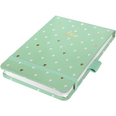 Jolie, Heft + Block, Notizblock A6+ dotted, mint (A6+, Gepunktet, Harter Einband) Jolie, Heft + Block, Notizblock A6+ dotted, mint (A6+, Gepunktet, Harter Einband)