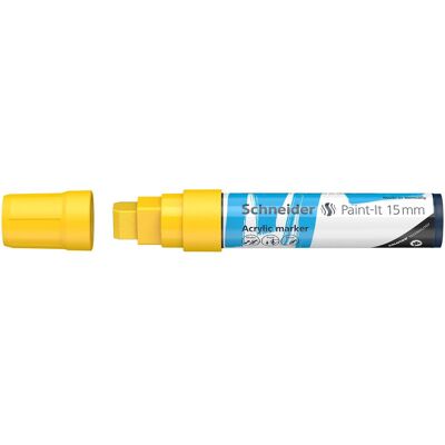 Schneider, Marker, Acrylmarker Paint-It 330 15mm gelb (1x) Schneider, Marker, Acrylmarker Paint-It 330 15mm gelb (1x)