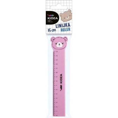 Kidea, Lineal, Lineal mit einer 15 cm grossen KIDEA-Figur (15 cm) Kidea, Lineal, Lineal mit einer 15 cm grossen KIDEA-Figur (15 cm)