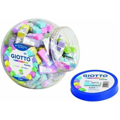 Giotto, Korrekturmittel, Pastellradierer Thermoplastisches Elastomer (TPE) Grün, Gelb, Blau, Rosa, Lila 12 Giotto, Korrekturmittel, Pastellradierer Thermoplastisches Elastomer (TPE) Grün, Gelb, Blau, Rosa, Lila 12