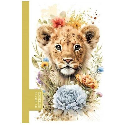 Teka, Heft + Block, Dekoratives Notizbuch 105x148/48K glatt TW Lion (A6, Harter Einband) Teka, Heft + Block, Dekoratives Notizbuch 105x148/48K glatt TW Lion (A6, Harter Einband)