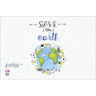 Veloflex, Unterlage, 4639981 - Schreibtischunterlage Save the earth, 39x60 cm, Papier, recyclebar, Karton ohne F (60 x 39 cm) Veloflex, Unterlage, 4639981 - Schreibtischunterlage Save the earth, 39x60 cm, Papier, recyclebar, Karton ohne F (60 x 39 cm)