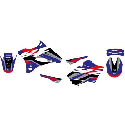 Blackbird, Sticker, Aufkleber-Set für Yamaha YZ 85 '02-'14 Dream, 5 Farben, Blau, Schwarz Blackbird, Sticker, Aufkleber-Set für Yamaha YZ 85 '02-'14 Dream, 5 Farben, Blau, Schwarz