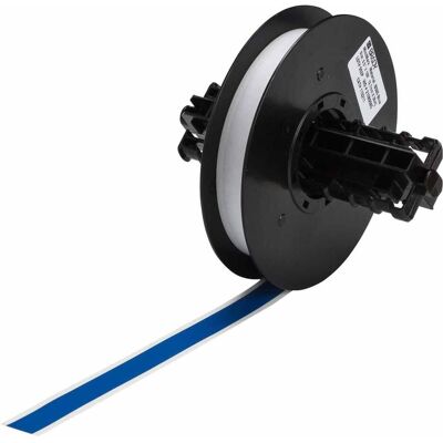 Brady, Etikettenrolle, B-595, Hochleistungs-Industrie-Vinylband, Blau, glänzend, 13.00 mm x 30.00 m, permanent, End (12.70 mm) Brady, Etikettenrolle, B-595, Hochleistungs-Industrie-Vinylband, Blau, glänzend, 13.00 mm x 30.00 m, permanent, End (12.70 mm)