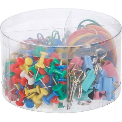 Topwrite, Büroklammer, Stationery set tube 315pcs (315x) Topwrite, Büroklammer, Stationery set tube 315pcs (315x)