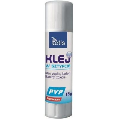 Tetis, Klebestift, PVP-Klebestift (farblos) 15g (20 Stück) BG112-B Tetis, Klebestift, PVP-Klebestift (farblos) 15g (20 Stück) BG112-B