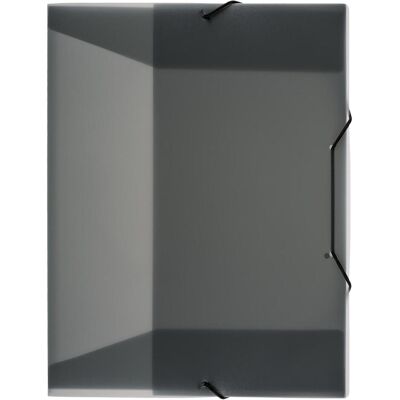 Idena, Mappe, Heftbox A4 Gummizug PP transluzent schwarz (A4, 1x) Idena, Mappe, Heftbox A4 Gummizug PP transluzent schwarz (A4, 1x)