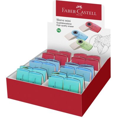 Faber-Castell, Korrekturmittel, Kunststoff-Radierer SLEEVE MINI, sortiert Faber-Castell, Korrekturmittel, Kunststoff-Radierer SLEEVE MINI, sortiert