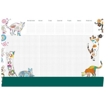 Teka, Heft + Block, Notizbuch B3 Schreibtischunterlage - Katzen (B3) Teka, Heft + Block, Notizbuch B3 Schreibtischunterlage - Katzen (B3)