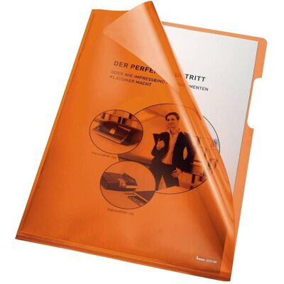 Bene, Mappe, Sichthülle DIN A4 VC orange 100 St./Pack. (A4, 100x) Bene, Mappe, Sichthülle DIN A4 VC orange 100 St./Pack. (A4, 100x)