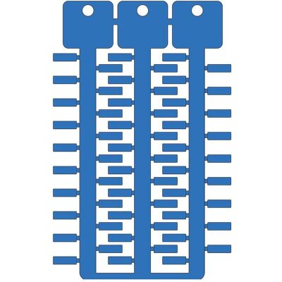 Brady, Etiketten, TAG -4 12 BLU, ACS-Kennzeichnung, blau, 4 x 12 mm, 3 Reihen (1026 Anhänger) Brady, Etiketten, TAG -4 12 BLU, ACS-Kennzeichnung, blau, 4 x 12 mm, 3 Reihen (1026 Anhänger)