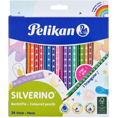 Pelikan Malstifte, Silverino (24x) Pelikan Malstifte, Silverino (24x)