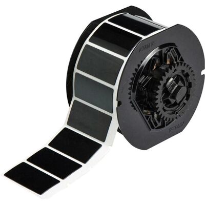 Brady, Etikettenrolle, B30EP-173-593-BK, EPREP (neu), Polyester, Schwarz, glänzend, 50.80 x 25.40 mm, permanent (30 (63.50 mm) Brady, Etikettenrolle, B30EP-173-593-BK, EPREP (neu), Polyester, Schwarz, glänzend, 50.80 x 25.40 mm, permanent (30 (63.50 mm)