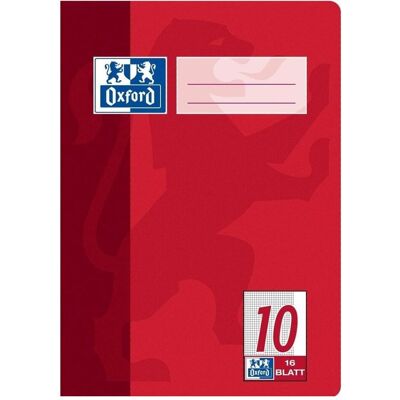 Oxford, Heft + Block, Schulheft, A5, Lineatur 10 (A5, Kariert, Harter Einband) Oxford, Heft + Block, Schulheft, A5, Lineatur 10 (A5, Kariert, Harter Einband)