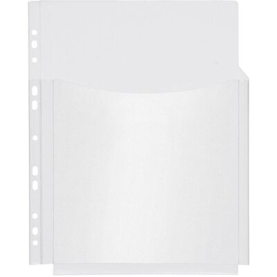 Foldersys, Mappe, Prospekthülle Combi A4 20mm-Falte (3/4 Höhe) transparent (A4, 5x) Foldersys, Mappe, Prospekthülle Combi A4 20mm-Falte (3/4 Höhe) transparent (A4, 5x)