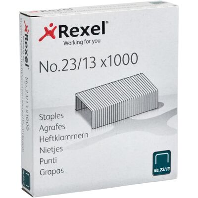 Rexel, Büroklammer, Heftklammer Nr. 23 (1000x) Rexel, Büroklammer, Heftklammer Nr. 23 (1000x)