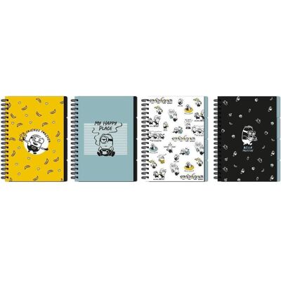 Beniamin, Heft + Block, Spiralnotizbuch B5/96K kariert Minions (B5, Kariert, Weicher Einband) Beniamin, Heft + Block, Spiralnotizbuch B5/96K kariert Minions (B5, Kariert, Weicher Einband)