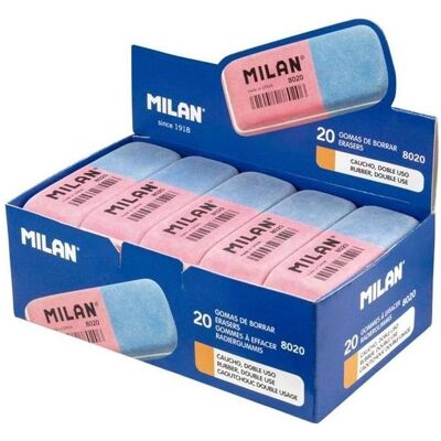 Milan, Korrekturmittel, Radiergummi für Tinte und Bleistift (20 Stück) Milan, Korrekturmittel, Radiergummi für Tinte und Bleistift (20 Stück)