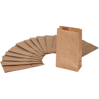 Folia, Geschenkverpackung, Blockbodenbeutel Nature (15x) Folia, Geschenkverpackung, Blockbodenbeutel Nature (15x)