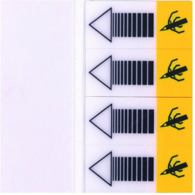 Q-Connect, Ordner Zubehör, Registerregisterkarten zum Signieren, PP, 20 x 45 mm, 4 x 40 Karten. Q-Connect, Ordner Zubehör, Registerregisterkarten zum Signieren, PP, 20 x 45 mm, 4 x 40 Karten.