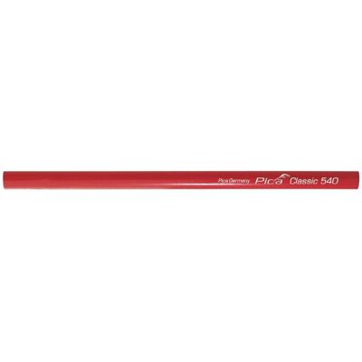 Pica Classic 540 Zimmermannsbleistift - Hochwertig, 24cm, Rot Pica Classic 540 Zimmermannsbleistift - Hochwertig, 24cm, Rot