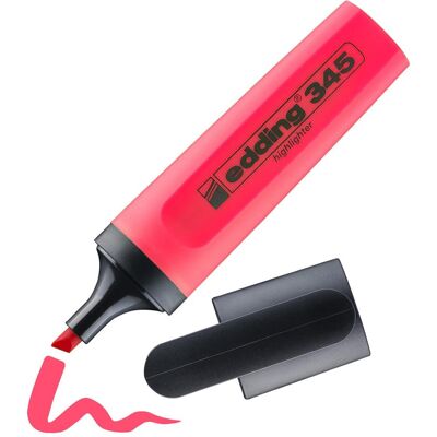 Edding, Marker, Textmarker 345 rot (1x) Edding, Marker, Textmarker 345 rot (1x)