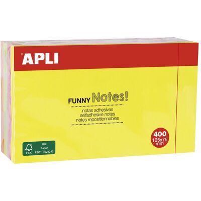 Apli, Haftnotiz, notes bright color cube (125 x 75 mm) Apli, Haftnotiz, notes bright color cube (125 x 75 mm)