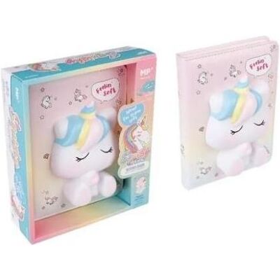 Teka, Heft + Block, Notizbuch mit 3D-Einhorn-Cover Teka, Heft + Block, Notizbuch mit 3D-Einhorn-Cover