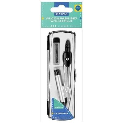 Starpak Metrischer Kompass + automatischer Bleistift + Gra, Zirkel Starpak Metrischer Kompass + automatischer Bleistift + Gra, Zirkel