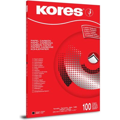 Kores, Bastelpapier, Kohlepapier (100x) Kores, Bastelpapier, Kohlepapier (100x)
