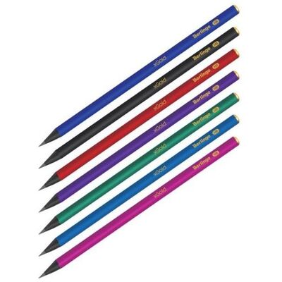 Berlingo, Bleistift, HB xGold MIX schwarzer Holzstift (2.20 mm, HB) Berlingo, Bleistift, HB xGold MIX schwarzer Holzstift (2.20 mm, HB)