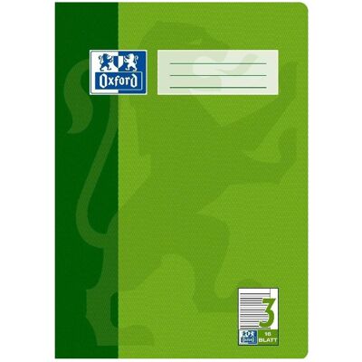 Oxford, Heft + Block, Schulheft, A4, Lineatur 3 (A4, Harter Einband) Oxford, Heft + Block, Schulheft, A4, Lineatur 3 (A4, Harter Einband)