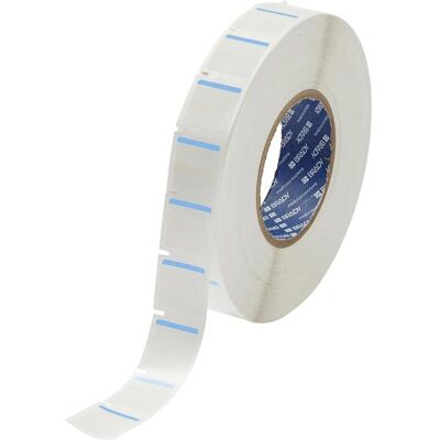 Brady, Etikettenrolle, THT-179-494-BL, Polyester, Weiss/Blau, glänzend, 25.40 x 25.40 mm, permanent (3000 E.) (25.40 mm) Brady, Etikettenrolle, THT-179-494-BL, Polyester, Weiss/Blau, glänzend, 25.40 x 25.40 mm, permanent (3000 E.) (25.40 mm)