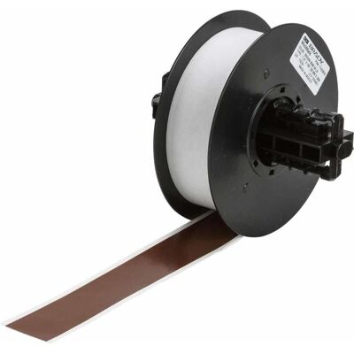 Brady, Etikettenrolle, B-595, Hochleistungs-Industrie-Vinylband, Braun, glänzend, 29.00 mm x 30.00 m, permanent, En (29 mm) Brady, Etikettenrolle, B-595, Hochleistungs-Industrie-Vinylband, Braun, glänzend, 29.00 mm x 30.00 m, permanent, En (29 mm)