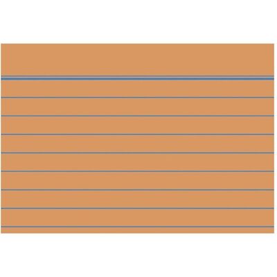 Brunnen, Karteikarten, Karteikarten A8 liniert orange VE=100 Stück (A8, 180 g/m²) Brunnen, Karteikarten, Karteikarten A8 liniert orange VE=100 Stück (A8, 180 g/m²)
