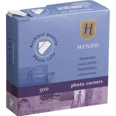 Henzo, Fotokleber + Posterkleber, Weisse Fotoecken 500 Stk Henzo, Fotokleber + Posterkleber, Weisse Fotoecken 500 Stk