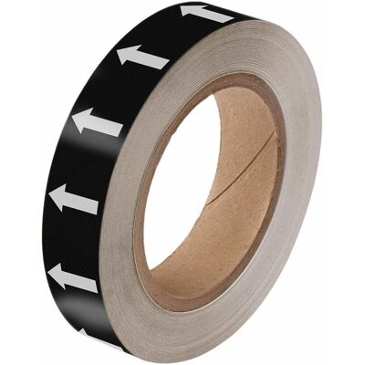 Brady, Etikettenrolle, Markierungsband mit Richtungspfeilen, 25mm x 33m, Schwarz/Weiss (25 mm) Brady, Etikettenrolle, Markierungsband mit Richtungspfeilen, 25mm x 33m, Schwarz/Weiss (25 mm)