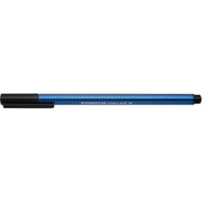 Staedtler Schreibstifte, Kuglepen triplus ball 437 medium sort - (10 stk.) (10x) Staedtler Schreibstifte, Kuglepen triplus ball 437 medium sort - (10 stk.) (10x)