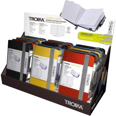 Troika, Heft + Block, Thekendisplay 15xLILIPAD+LILIPUT Notizblöcke (A7, Liniert, Harter Einband) Troika, Heft + Block, Thekendisplay 15xLILIPAD+LILIPUT Notizblöcke (A7, Liniert, Harter Einband)