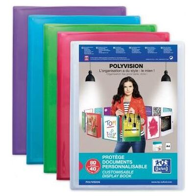 Elba, Mappe, Präsentations-Sichtbuch POLYVISION, 40 Hüllen, sortiert DIN A4, aus PP, 0,7 mm, transparent, mit Sic (A4, 12x) Elba, Mappe, Präsentations-Sichtbuch POLYVISION, 40 Hüllen, sortiert DIN A4, aus PP, 0,7 mm, transparent, mit Sic (A4, 12x)