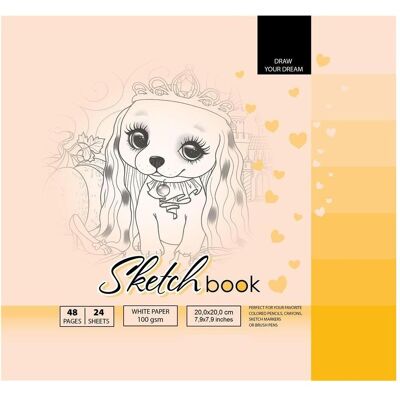 Fresh, Heft + Block, Skizzenbuch 200x200/48K 100g TW (200x200) Fresh, Heft + Block, Skizzenbuch 200x200/48K 100g TW (200x200)