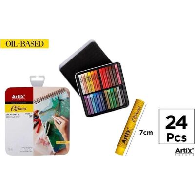 Artix, Malstifte, Ölpastelle 24 Farben (24x) Artix, Malstifte, Ölpastelle 24 Farben (24x)