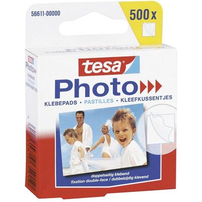 tesa, Fotokleber + Posterkleber, Foto Klebepads, selbstklebend, 500 Fotoecken tesa, Fotokleber + Posterkleber, Foto Klebepads, selbstklebend, 500 Fotoecken