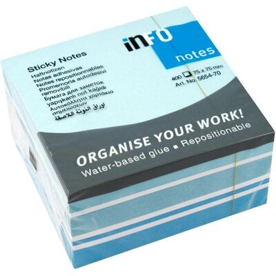 Info, Haftnotiz, Cube Haftnotizen Standard 5654-70 farbsortiert 1 St. (75 x 75 mm) Info, Haftnotiz, Cube Haftnotizen Standard 5654-70 farbsortiert 1 St. (75 x 75 mm)