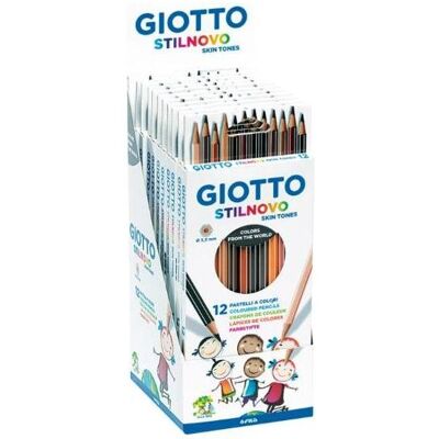 Giotto, Malstifte, Stilnovo Hauttöne Stift 12 Stück (12x) Giotto, Malstifte, Stilnovo Hauttöne Stift 12 Stück (12x)