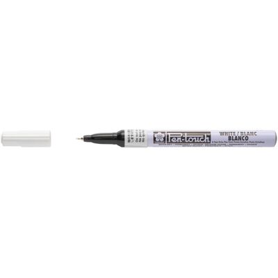 Sakura, Marker, Lackmarker Pen-Touch 0.7 mm, extrafein, Weiss (1x) Sakura, Marker, Lackmarker Pen-Touch 0.7 mm, extrafein, Weiss (1x)